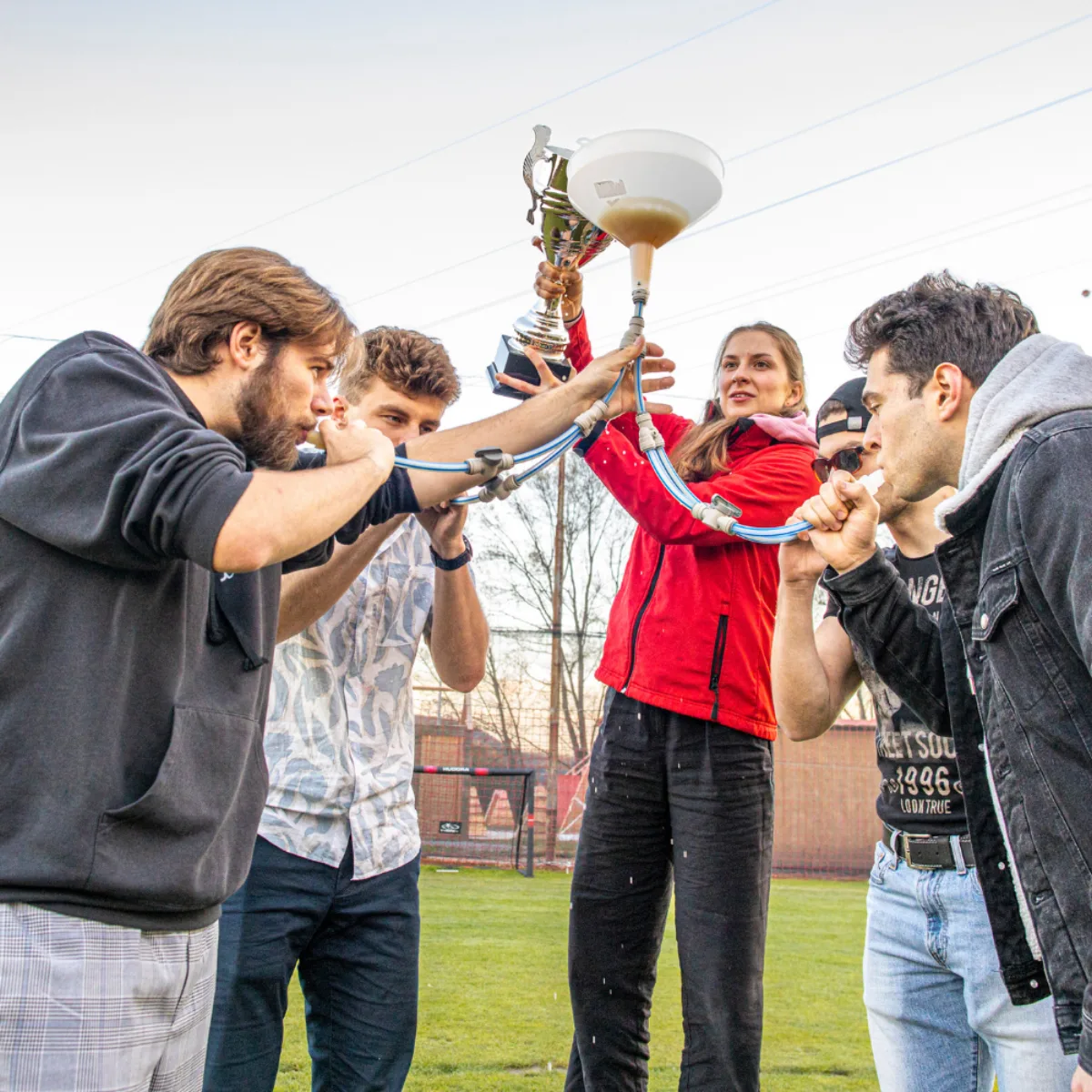 Bier olympics in Praag