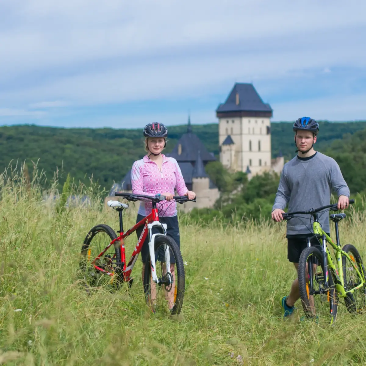 Mountainbiken in Praag
