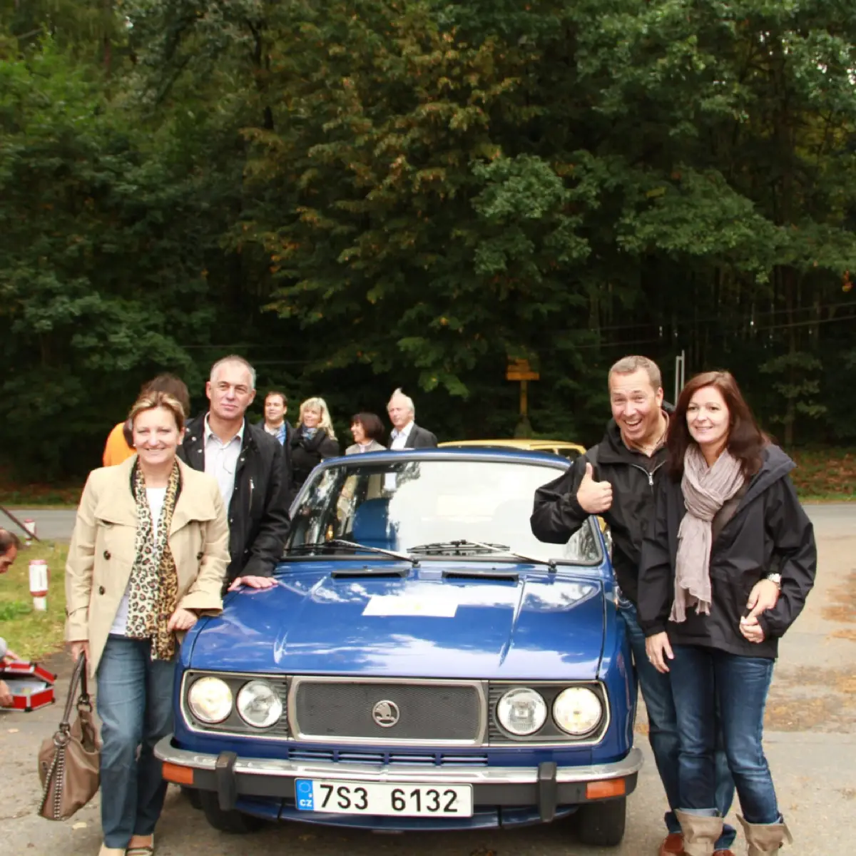 Škoda tour rally in Praag