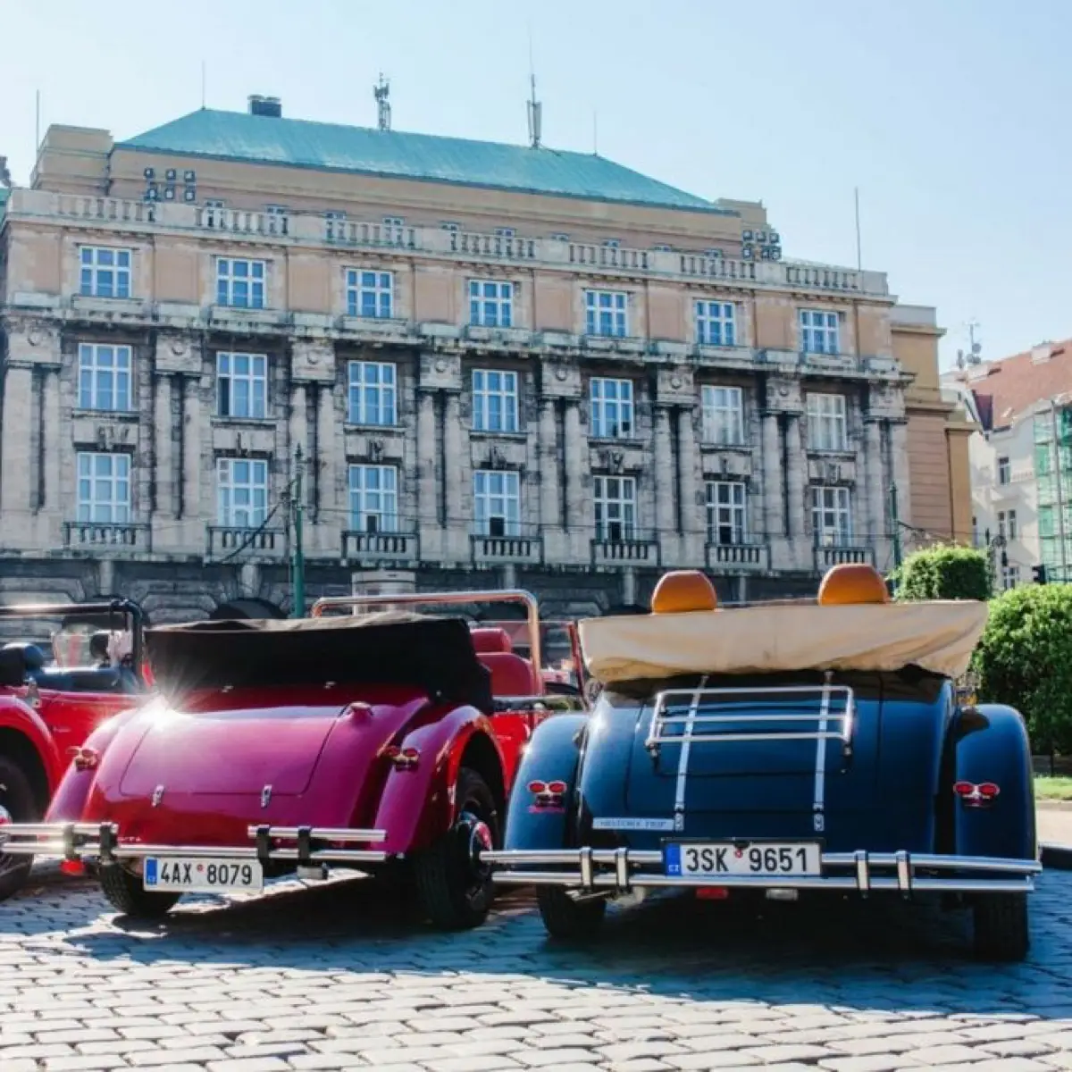 Oldtimer tour in Praag