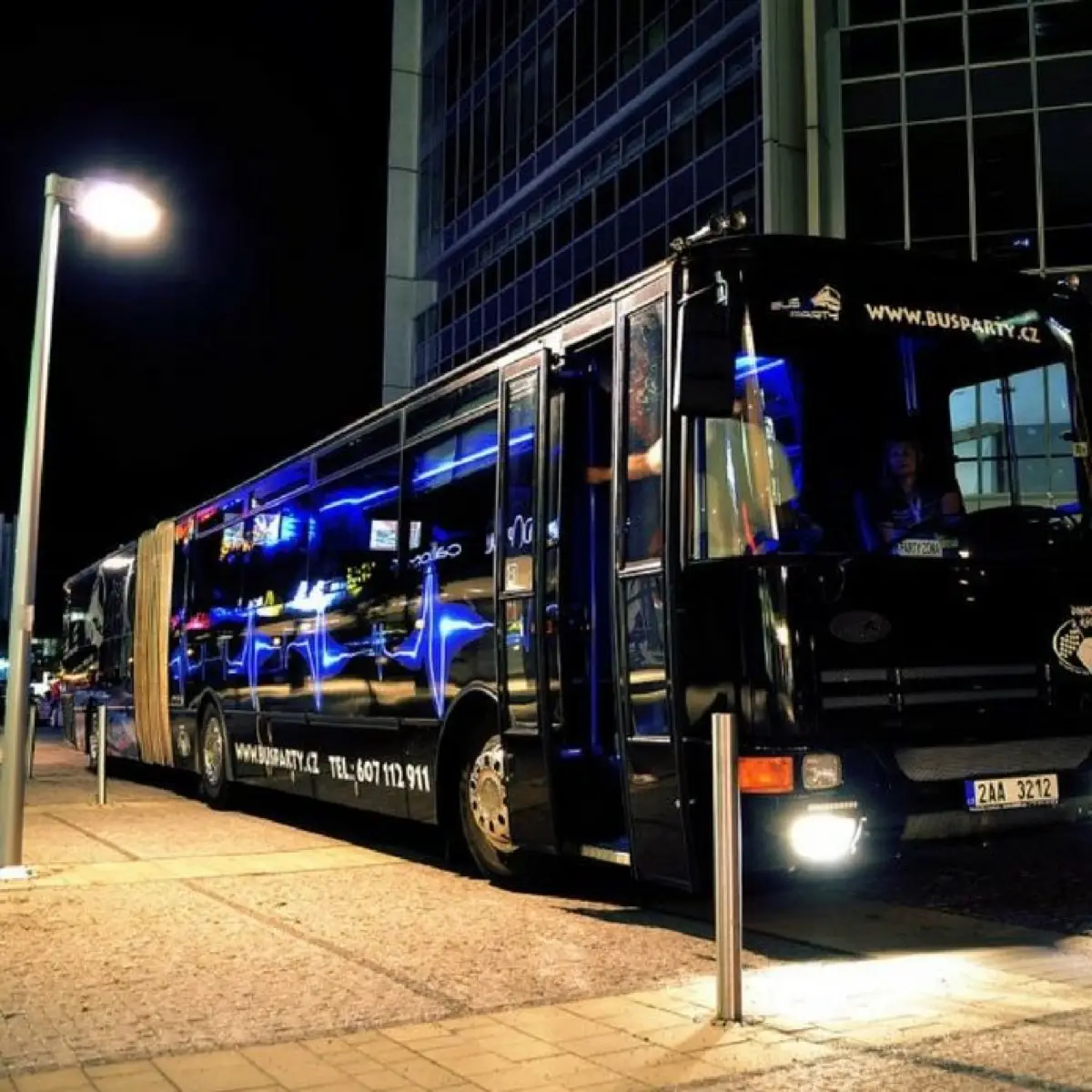 Party bus in Praag