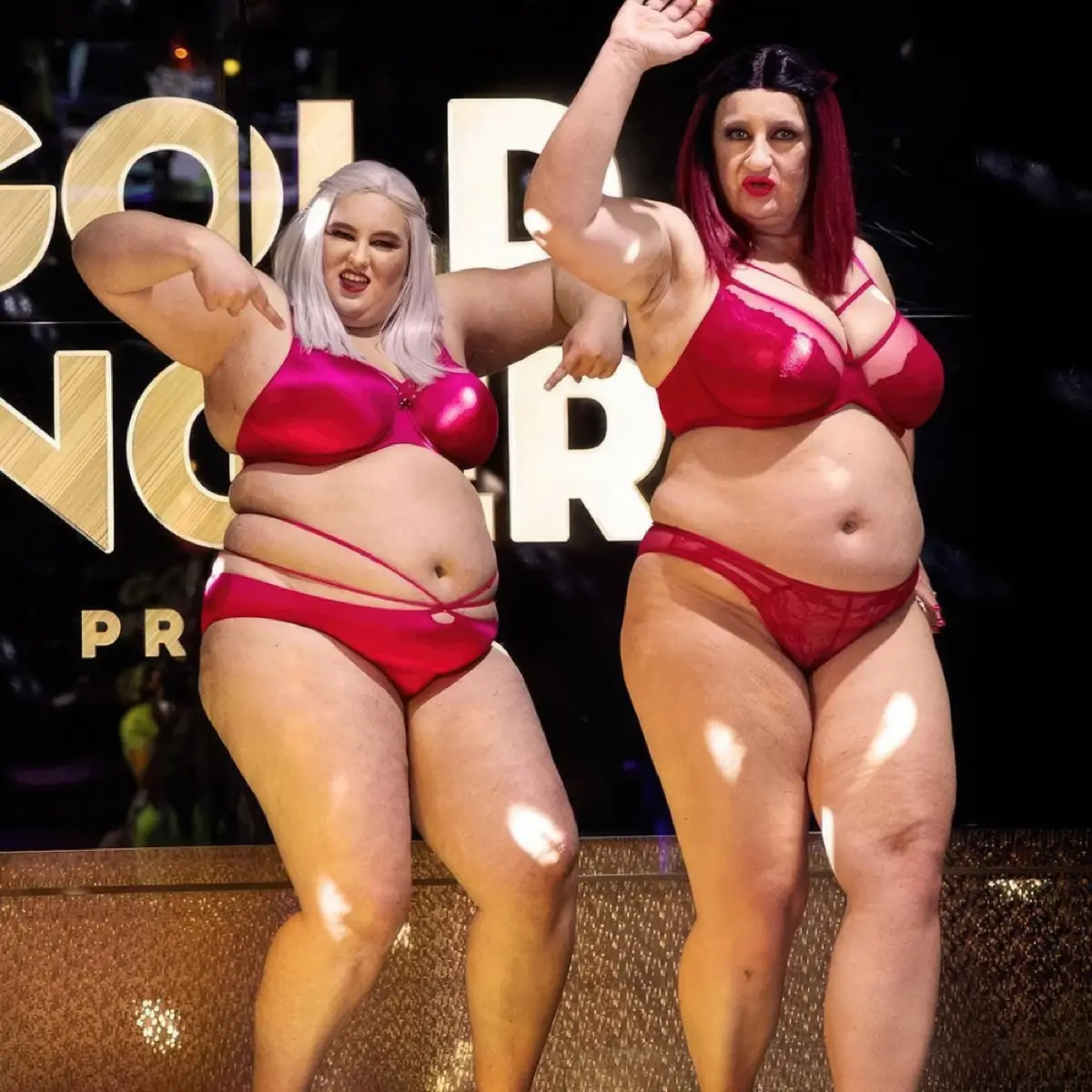 Striptease vrouw xxl in Praag