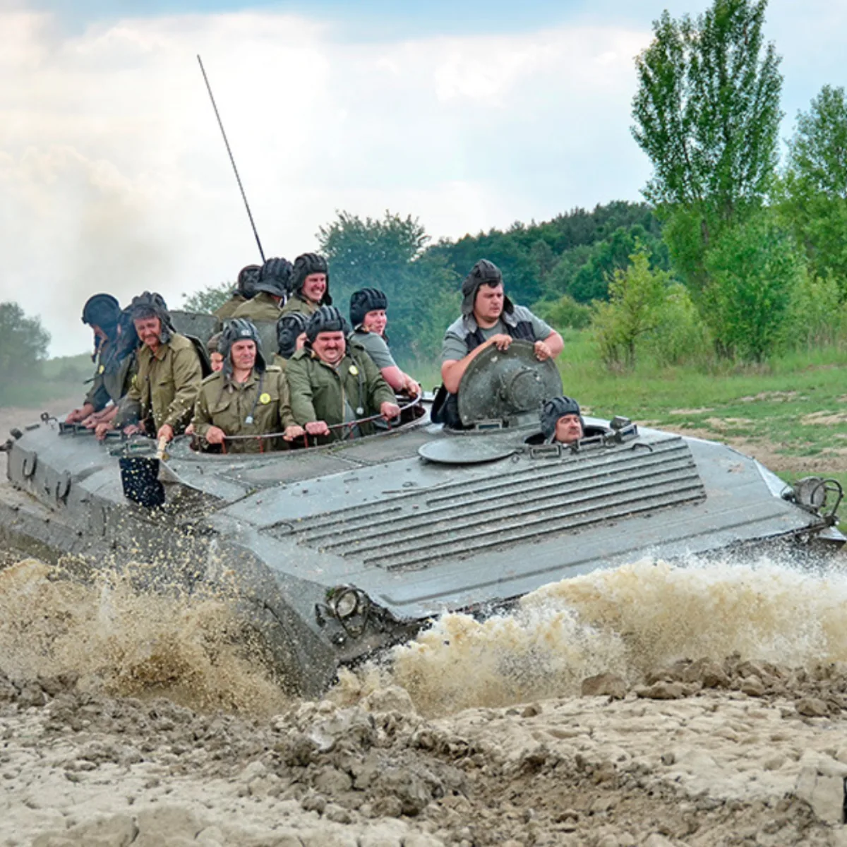 Tank besturen in Praag