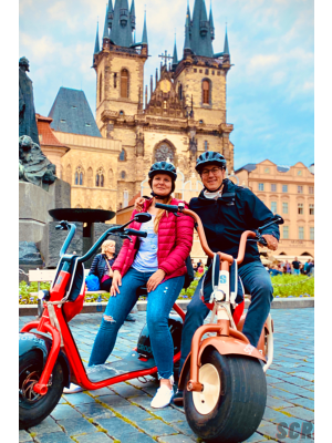 Scooter tour Praag