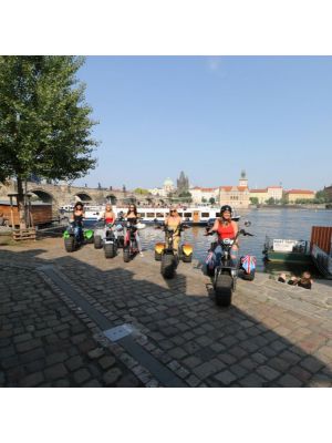 Trike e-scooter tour Praag