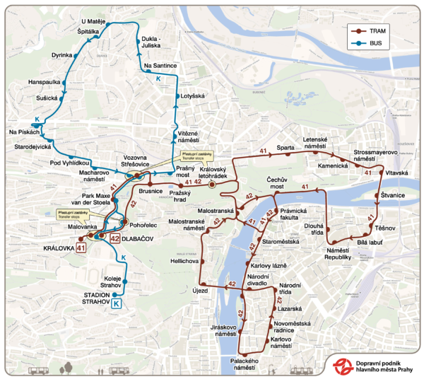 Historische tram Praag - Afbeelding 2
